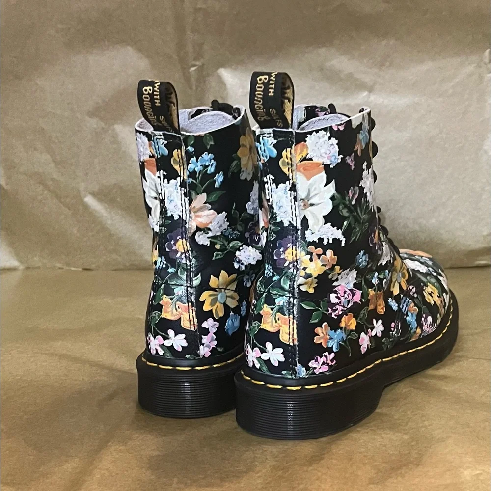 Dr Martens Darcy Floral Pascal DF Boots - Picture 4 of 7